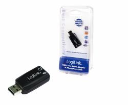 LogiLink USB Soundkarte 5.1 channels (USB-A Audio Adapter 5.1 Sound - Effect USB Soundkarte, 5.1 - channels, USB - Warranty: 48M)