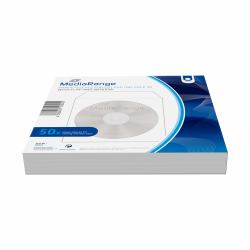 MediaRange BOX65 optical disc case Sleeve case 1 discs White (MEDIARANGE PAPER SLEEVE FOR 1 DISC 50 PACK)