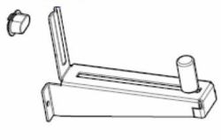 Zebra P1058930-086 printer kit (1-INCH CORE MEDIA HANGER ZT410 - ZT411)