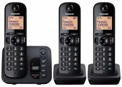 Panasonic KX-TGC223EB telephone DECT telephone Caller ID Black (PANASONIC KX-TGC223EB DECT C/BLOCK / TAM)