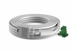 Vision TC2 10MVGA VGA cable 5 m VGA [D-Sub] White (10 m Modular AV faceplate cable - pre-terminated Techconnect VGA cable - Ferrite core - phoenix [m] to VGA [m] - 28 awg - outer diameter 8 mm - wh...