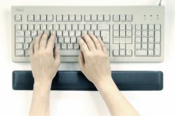 Durable 5749-58 wrist rest Gel Charcoal 