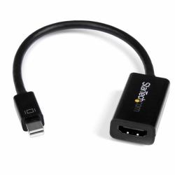 StarTech.com Mini DisplayPort to HDMI Adapter - Active mDP to HDMI Video Converter - 4K 30Hz - Mini DP or Thunderbolt 1/2 Mac/PC to HDMI Monitor/TV/Display - mDP 1.2 to HDMI Adapter Dongle (MINI DI...