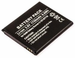 CoreParts MSPP2924 mobile phone spare part Battery Black (Battery 6.65Wh Li-ion 3.8V - 1750mAh for Samsung Mobile - 6.65Wh Li-ion 3.8V 1750mAh Samsung Xcover 2. GT-S7710 - Warranty: 12M)