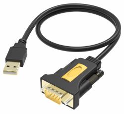 Vision TC-USBSER USB graphics adapter Black (USB to Serial RS232 adaptor - works with mac and windows - installed as standard com port - 480 mbps - voltage to 5v - supports all data signals - USB A...