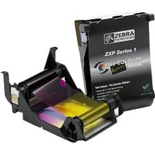 Zebra 800011-140 printer ribbon 100 pages Black, Cyan, Magenta, Yellow (COLOUR RIBBON F/ ZXP SERIES 1 - 100 IMAGES)