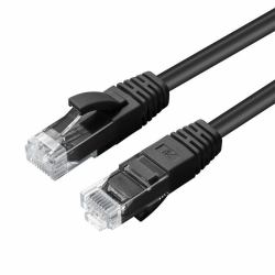 Microconnect UTP6002S networking cable Black 0.2 m Cat6 U/UTP [UTP] (U/UTP CAT6 0.20M Black LSZH - Unshielded Network Cable, - LSZH, 4x2xAWG 24 CU - Warranty: 300M)