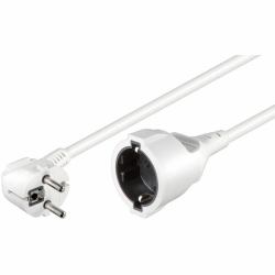 Microconnect PE140500W power extension 5 m 1 AC outlet[s] White (Schuko power extension M-F 5m - Type F CEE 7/7-Type F CEE 7/4 - 3Gx1.5MM2, 16A, 250V, White - Warranty: 300M)