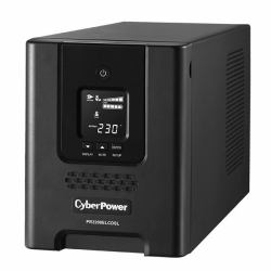 CyberPower PR2200ELCDSL uninterruptible power supply [UPS] Line-Interactive 2.2 kVA 1980 W 9 AC outlet[s] (CYBERPOWER PR2200ELCDSL Line-Interactive UPS 2200VA/1980W Sinewave PFC compatible AVR Gree...