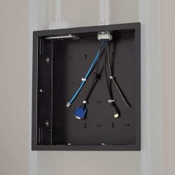 Chief PAC526F monitor mount accessory (PAC526F - Large In-Wall Storage Box with Flange - Black)