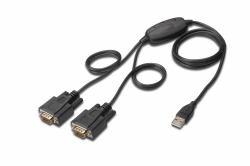 Digitus USB 2.0 to 2x RS232 Cable (DIGITUS USB 20 TO 2XRS232 CABLE - 1.5M)