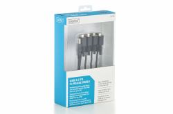 Digitus USB 2.0 to 4xRS232 Cable (DIGITUS USB 20 TO 4XRS232 CABLE - 1.5M)