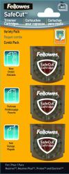 Fellowes SafeCut Replacement Blades - 3 Pack (Safecut Rotary Trimmer Blade Kit - 3pk Assorted)
