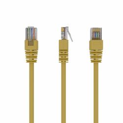 Gembird PP12-3M/Y networking cable Yellow Cat5e U/UTP [UTP] (Gembird patchcord RJ45, cat.5e, UTP, 3m, yellow)