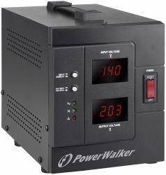 PowerWalker AVR 1500/SIV voltage regulator 230 V 2 AC outlet[s] Black (PowerWalker AVR 1500/SIV - automatisk)