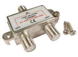 Cables Direct F-Connector Splitter (CDL 2 Port F-Connector Splitter)
