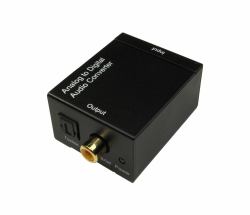Cables Direct 4OPT-401 audio converter Black (CDL Analogue to TOSLINK Converter)