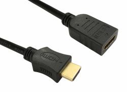 Cables Direct 99HDHS-400 HDMI cable 0.5 m HDMI Type A [Standard] Black (0.5m High Speed HDMI with Ethernet Extension Cable - Black)