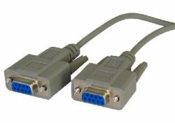 Cables Direct SL-911 serial cable Grey 3 m D9 (CDL 3m D9 [F] - D9 [F] Null Modem)