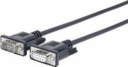 Vivolink PRORS2.0 serial cable Black 2 m DB-9 (PRO RS232 CABLE M - F - . - Warranty: 1188M)