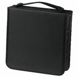Hama CD Wallet Nylon 208, black 208 discs (Hama CD Wallet Nylon 208 - omslag til)