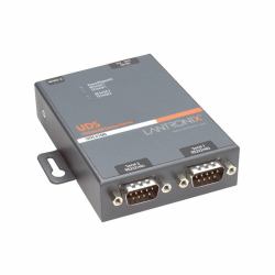 Lantronix UDS2100 serial server RS-232/422/485 (UDS2100 DEVICE SERVER - 2 x DB-9 [M], 1 x RJ45, 921 KB - 10Base-T/100Base-TX, CPU Lantronix DSTNI-EX 48 MHz, 256 KB SRAM, 2 MB Flash - Warranty: 12M)