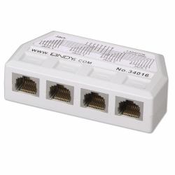 Lindy RJ45 Line Splitter 1:4 Phone (UTP PORT Y ADAPTER 4 PORT FOR VOIC)