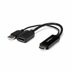 StarTech.com HDMI to DisplayPort Adapter - 4K 30Hz (HDMI TO DISPLAYPORT ADAPTER 4K - HDMI DP VIDEO CONVERTER DONGLE)