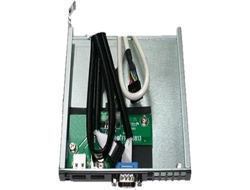 2X USB3.0/COM PORT TRAY BLACK,IN SLIM DVD BAY ROHS/REACH