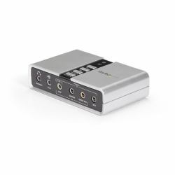 StarTech.com 7.1 USB Audio Adapter External Sound Card with SPDIF Digital Audio (7.1 USB AUDIO ADAPTER - EXTERNAL SOUND CARD)