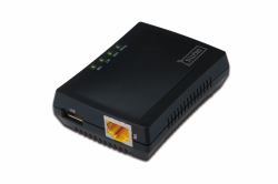 Digitus 1-Port USB 2.0 Multifunction Network Server (DIGITUS USB MULTIFUNETWSERVER - USB 20 1 PORT)