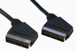 Cables Direct 2SS-01-075 SCART cable 0.75 m SCART [21-pin] Black (CDL 0.75m 21 Pin SCART Cable)