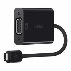 Belkin USB-C\VGA USB graphics adapter Black (Adapter USB-C to VGA black - USB-C/VGA, USB C, VGA, - Male/Female, 0.15 m, Black - Warranty: 12M)