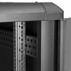 StarTech.com 4-Post 22U Server Rack Cabinet, Lockable 19" Data Rack Cabinet for Computer / AV / IT Equipment, Office / Home Network Rack with Casters & Adjustable Mounting Rails (22U SERVER RACK CA...