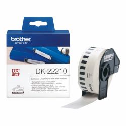 Brother Continuous Paper Tape (DK22210 BROTHER PT QL550 ETIKETTEN WEISS-30,48mx29mm)