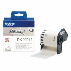 Brother White Continuous Film Tape (CINTA CONTINUA BLANCA ANCHO - 62MM LONGITUD 15.24M)