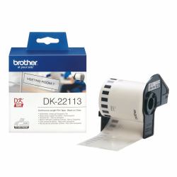 Brother Clear Continuous Film Tape (DK CONTINUOUS LABELS COLORLESS - F/ QL-500/550 FILM 15.24M 62MM)