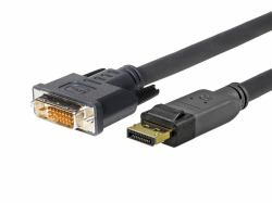 Vivolink PRODPDVI7.5 video cable adapter 7.5 m DisplayPort DVI-D Black (PRO DISPLAYPORT - DVI 24+1 - . - Warranty: 1188M)