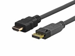 Vivolink PRODPHDMI15 video cable adapter 15 m DisplayPort HDMI Black (VivoLink Pro HDMI-kabel - 15 m)