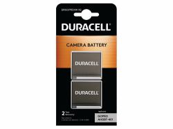 Duracell Camera Battery - replaces GoPro Hero 4 Battery, 2 pack (Action Camera Battery 3.8V 1160mAh [X2])