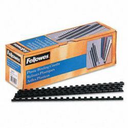 Fellowes 6mm, 100pk (Fellowes Apex 6200102 Black Plastic Comb 6mm 100pk)