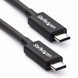 StarTech.com 0.5m Thunderbolt 3 [40Gbps] USB-C Cable - Thunderbolt, USB, and DisplayPort Compatible (0.5M THUNDERBOLT 3 CABLE USB C - 40GBPS TB3 CORD 100W DISPLAYPORT)