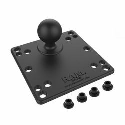 RAM Mounts 100x100mm VESA Plate with Ball (Ram MountVesa100 C - Size1.5" Ball - Warranty: 1188M)