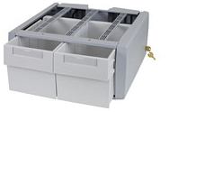 Ergotron 97-993 multimedia cart accessory Grey, White Drawer (EXTRA TALL DOUBLE STORAGE DWR)