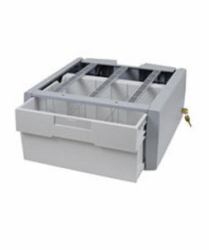 Ergotron 97-992 multimedia cart accessory Grey, White Drawer (Ergotron StyleView Supplemental Storage Drawer, Single Tall - Mounting component [sliding drawer] - for cart - lockable - grey, white)
