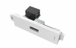 Vision TC3 USBA socket-outlet USB White (Modular AV faceplate component - USB A [on front] to B module - square B type socket on the rear and A type socket on the front - USB 2.0 - fixes into techc...