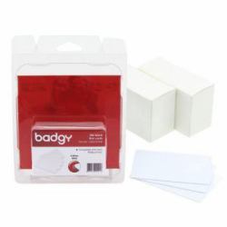 Evolis CBGC0020W blank plastic card (PVC BLANK CARDS Pack 100 cards - 20MIL - 0.50MM - Warranty: 3M)
