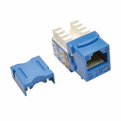 Tripp Lite N238-025-BL Cat6/Cat5e 110 Style Punch Down Keystone Jack - Blue, 25-Pack, TAA (Cat6/Cat5e 110 Style Punch Down Keystone Jack - Blue, 25-Pack, TAA N238-025-BL)