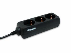 Equip 3-Outlet Power Strip (Equip Steckdosenleiste 3-fach fÃ¼r USV black)