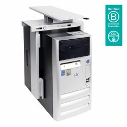 Dataflex Viewmate computer holder - desk 322 (Dataflex Viewmate computer holder - desk 322 - silver [5Years warranty])
